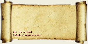 Anđela Begović vizit kartica